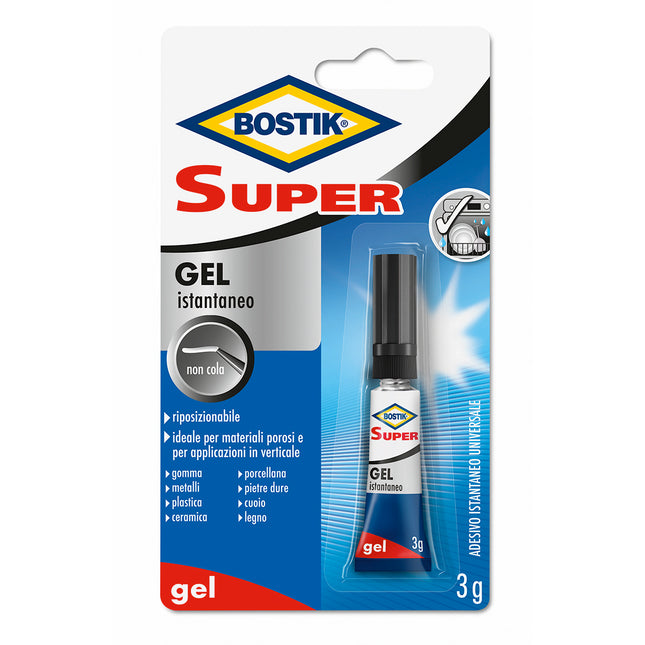 UHU BOSTIK SUPER GEL ADESIVO INSTANTANEO BLISTER GR3
