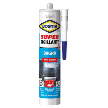 UHU BOSTIK SUPER SIGILLANTE BAGNO COLORE BIANCO