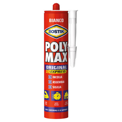 UHU BOSTIK POLY MAX ORIGINAL EXPRESS COLORE BIANCO
