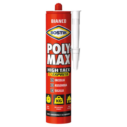 UHU BOSTIK POLY MAX HIGH TACK EXPRESS BIANCO SIGILLANTE/ADESIVO