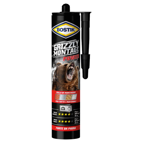 UHU BOSTIK GRIZZLY MONTAGE POWER COLORE BIANCO
