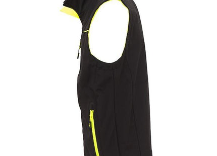 U-POWER GILET TECNICO IN SOFTSHELL UNIVERSE COLORE BLACK CARBON