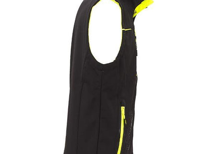 U-POWER GILET TECNICO IN SOFTSHELL UNIVERSE COLORE BLACK CARBON