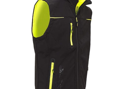 U-POWER GILET TECNICO IN SOFTSHELL UNIVERSE COLORE BLACK CARBON