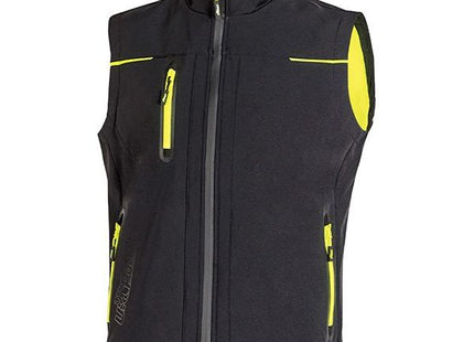U-POWER GILET TECNICO IN SOFTSHELL UNIVERSE COLORE BLACK CARBON