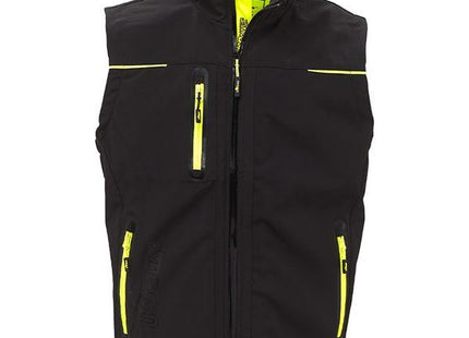 U-POWER GILET TECNICO IN SOFTSHELL UNIVERSE COLORE BLACK CARBON