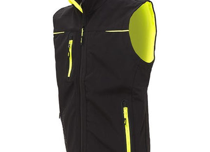 U-POWER GILET TECNICO IN SOFTSHELL UNIVERSE COLORE BLACK CARBON