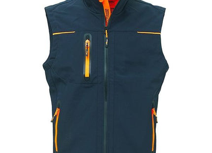 U-POWER GILET TECNICO IN SOFTSHELL UNIVERSE COLORE DEEP BLUE