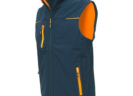 U-POWER GILET TECNICO IN SOFTSHELL UNIVERSE COLORE DEEP BLUE