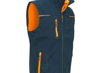 U-POWER GILET TECNICO IN SOFTSHELL UNIVERSE COLORE DEEP BLUE