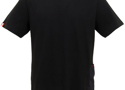 U-POWER T-SHIRT IN JERSEY DI POLYCOTONE ROAD COLORE BLACK CARBON