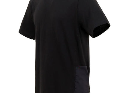 U-POWER T-SHIRT IN JERSEY DI POLYCOTONE ROAD COLORE BLACK CARBON