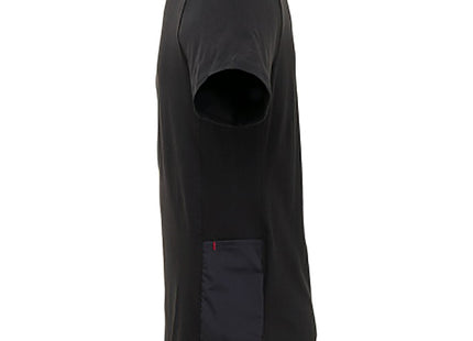 U-POWER T-SHIRT IN JERSEY DI POLYCOTONE ROAD COLORE BLACK CARBON