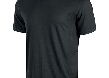 U-POWER T-SHIRT IN JERSEY DI POLYCOTONE ROAD COLORE BLACK CARBON