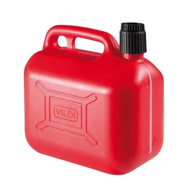 VALEX TANICA PER BENZINA CON TRAVASATORE FLESSIBILE IN POLIETILENE