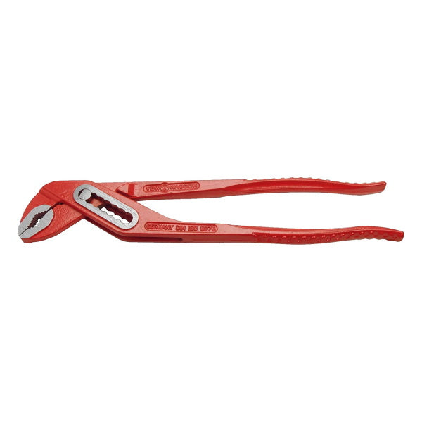 VBW PINZA A PAPPAGALLO REGOLABILE PER TUBI E DADI ROSSA MOD.966/83