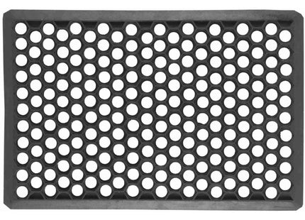 VELCOC ZERBINO IN GOMMA TRAFORATO MOD. DROP NERO CM40X70