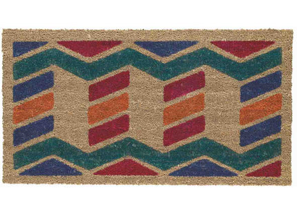 VELCOC ZERBINO RETTANGOLARE IN COCCO COLORATO MOD. TROPICAL 14 CM40X70