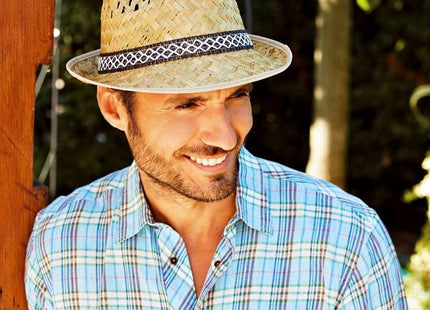 VERDEMAX CAPPELLO ALPINETTO IN PAGLIA NATURALE ART.5026 TG.56-58-60