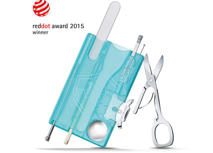 VICTORINOX SWISS CARD NAILCARE AZZURRO TRASPARENTE