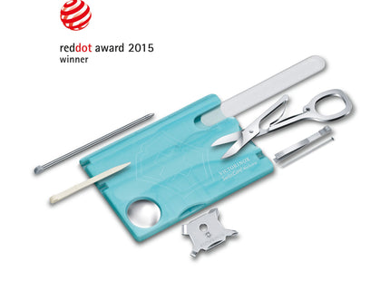 VICTORINOX SWISS CARD NAILCARE AZZURRO TRASPARENTE