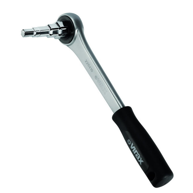 VIRAX CHIAVE A CRICCHETTO PER RADIATORI ATTACCO QUADRO 1/2" DA 3/8" A 1"