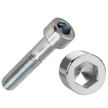 VITE TCEI CLASSE  8.8 ZINCATA BIANCA UNI 5931 DIN 912 ISO 4762