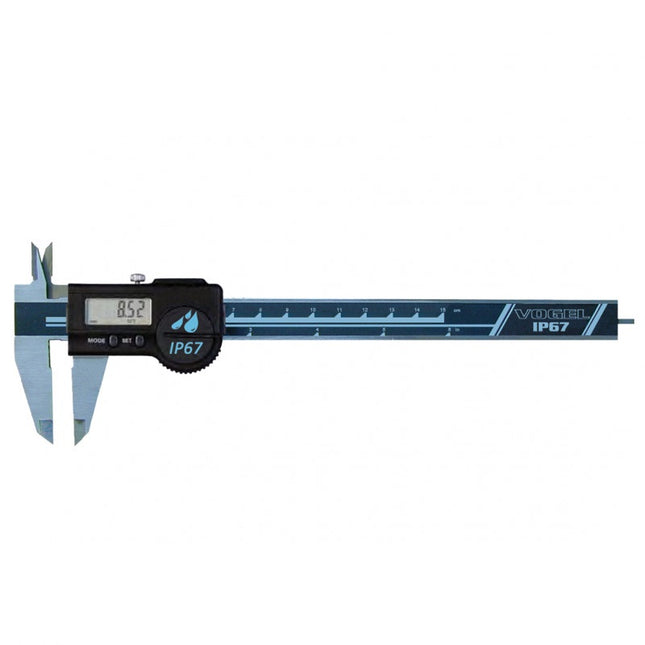 VOGEL CALIBRO DIGITALE AUTO-ON LETTURA 0,01 BLOCCO A VITE IP67