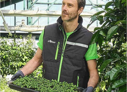 U-POWER GILET WALL COLORE ASPHALT GREY/GREEN