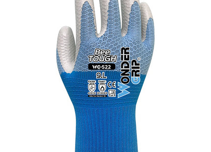 WONDER GRIP GUANTI MOD. WG-522W BEE-TOUGH COLORE AZZURRO/BIANCO