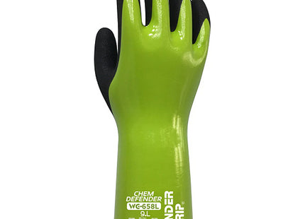 WONDER GRIP GUANTI MOD. WG-658L CHEM DEFENDER COLORE VERDE/NERO