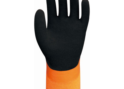 WONDER GRIP GUANTI MOD. WG-338 THERMO PLUS COLORE ARANCIO/NERO