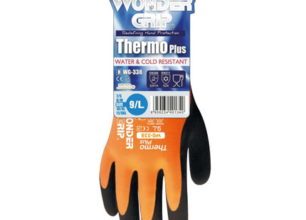 WONDER GRIP GUANTI MOD. WG-338 THERMO PLUS COLORE ARANCIO/NERO