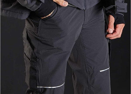 U-POWER PANTALONE IN TESSUTO WORLD COLORE ASPHALT GREY