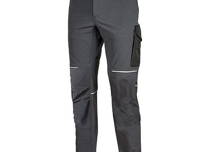 U-POWER PANTALONE IN TESSUTO WORLD COLORE ASPHALT GREY