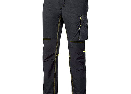 U-POWER PANTALONE IN TESSUTO WORLD COLORE BLACK CARBON