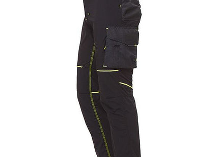 U-POWER PANTALONE IN TESSUTO WORLD COLORE BLACK CARBON