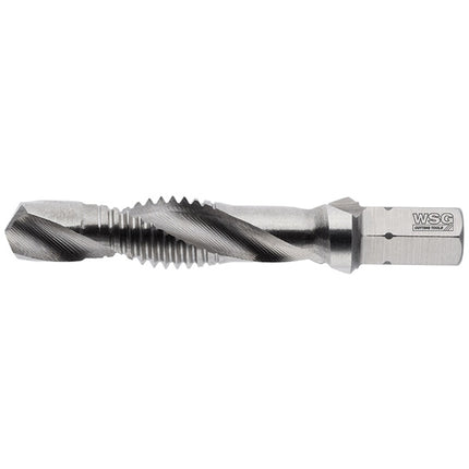 WSG MASCHIO CON PUNTA E SVASATORE IN HSS ATTACCO BITS DA 1/4&quot;